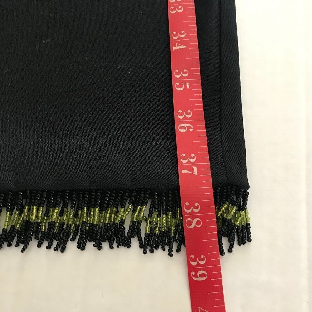 CLIO Women’s Black Trousers with Lovely Beading in the Hems - Picture 10 of 10
